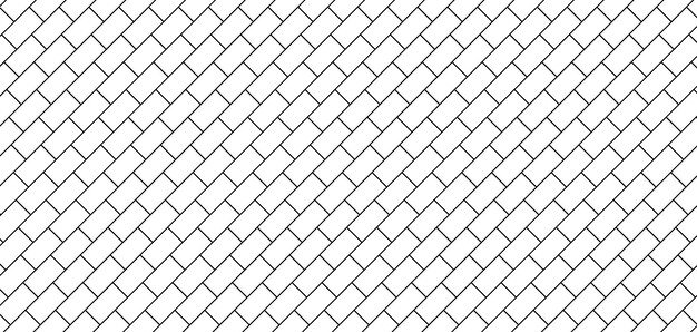 Patrón de ladrillo en estilo contemporáneo sobre fondo blanco Pared de textura de fondo blanco Ilustración vectorial