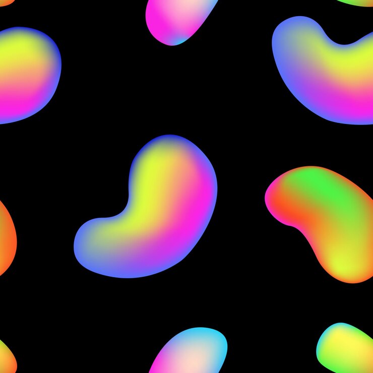 Vector patrón de lámpara de lava líquida de fondo vectorial abstracto. coloridos pasos vectoriales 10