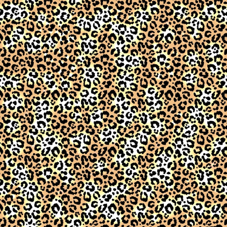 Vector patrón de leopardo sin fisuras. vector.