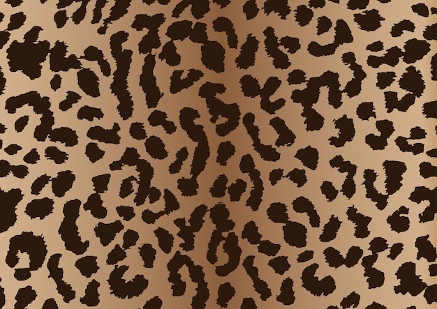 Patrón de leopardo de piel animal en vector