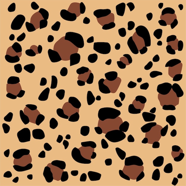 Vector patrón de leopardo