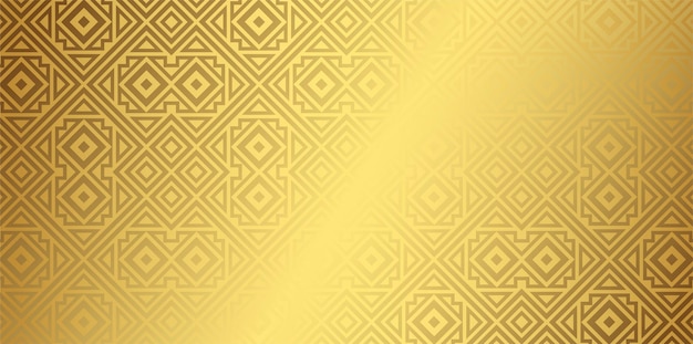 Patrón de línea abstracta de oro elegante