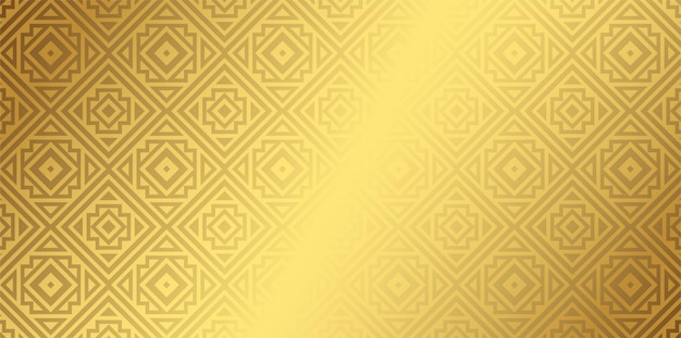 Patrón de línea abstracta de oro elegante