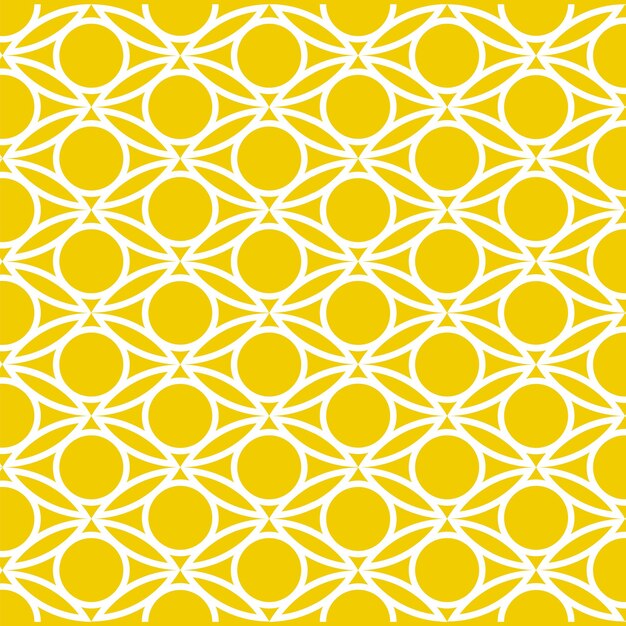 Patrón de línea blanca sobre fondo amarillo. patrón geométrico