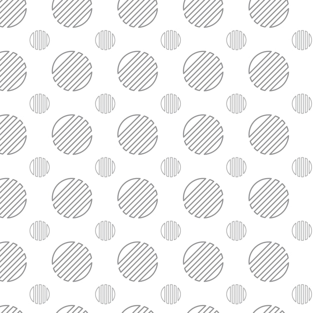 Patrón de línea de círculo geométrico gris