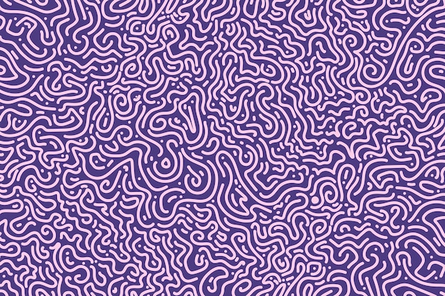 Patrón de línea de contorno topográfico púrpura abstracto ideal para carteles de fondos dinámicos