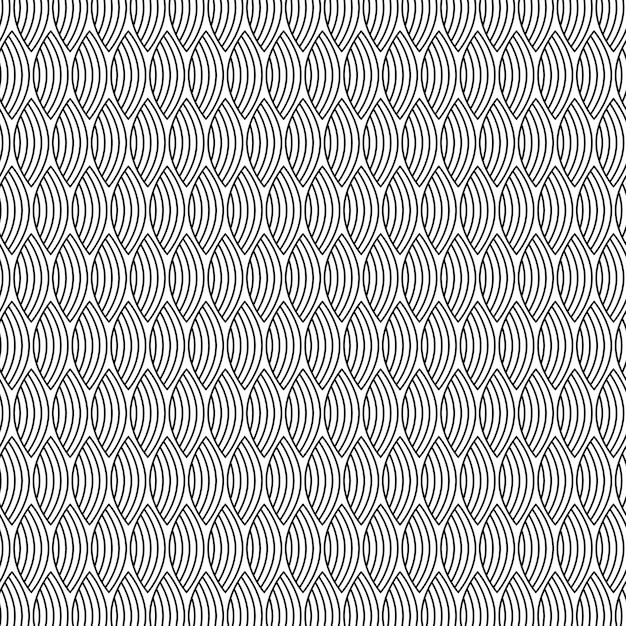 Patrón línea decorativa textura estilo moderno diseño en blanco y negro