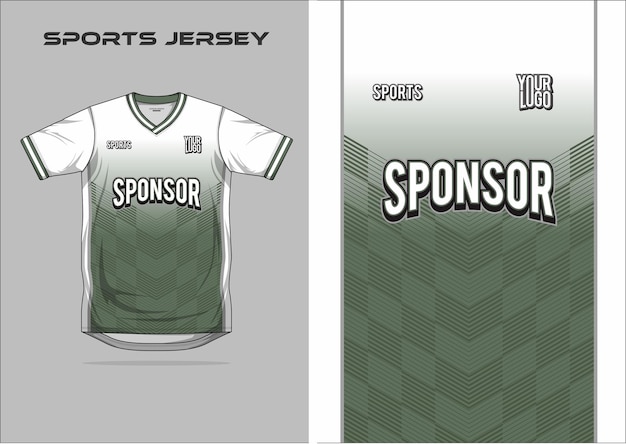 PATRÓN DE LÍNEA DE EQUIPO DE DISEÑO DE CAMISETA DE FÚTBOL