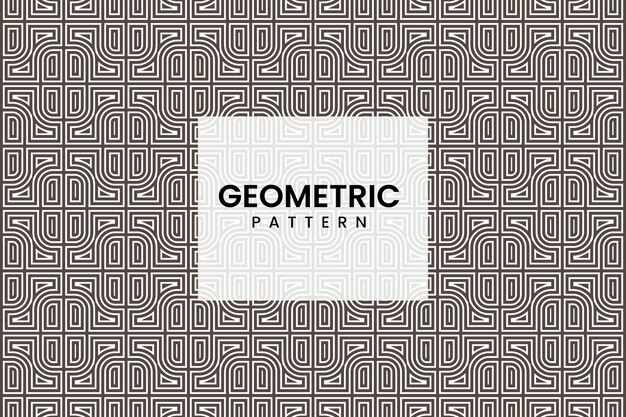 Patrón de línea geométrica elegante