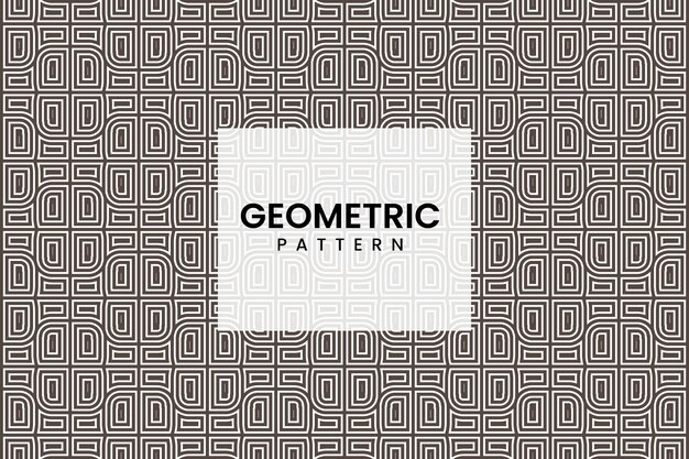 Patrón de línea geométrica elegante