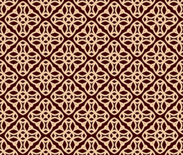 Patrón de línea geométrica perfecta Diseño gráfico contemporáneo Textura lineal sin fin para el patrón de papel tapiz llena el fondo de la línea de la página web Adorno geométrico marrón dorado monocromo
