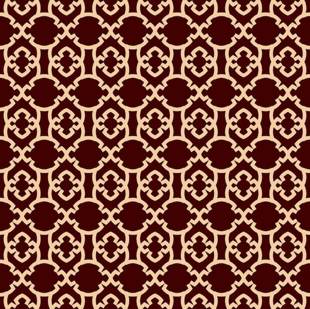 Patrón de línea geométrica perfecta Diseño gráfico contemporáneo Textura lineal sin fin para el patrón de papel tapiz llena el fondo de la línea de la página web Adorno geométrico marrón dorado monocromo