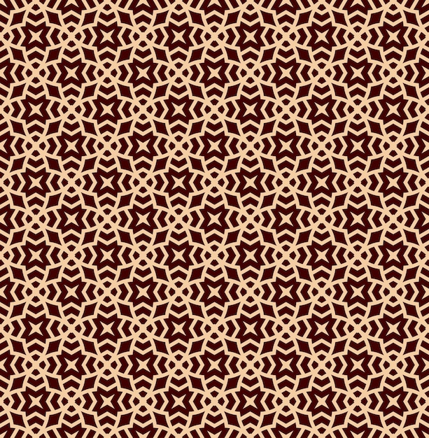 Patrón de línea geométrica perfecta Diseño gráfico contemporáneo Textura lineal sin fin para el patrón de papel tapiz llena el fondo de la línea de la página web Adorno geométrico marrón dorado monocromo