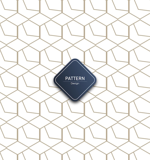 Patrón de línea geométrica