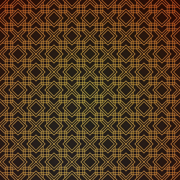 Patrón de línea inconsútil de vector con flores