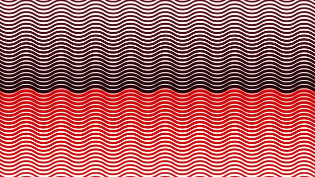 Patrón de línea de onda roja fondo abstracto