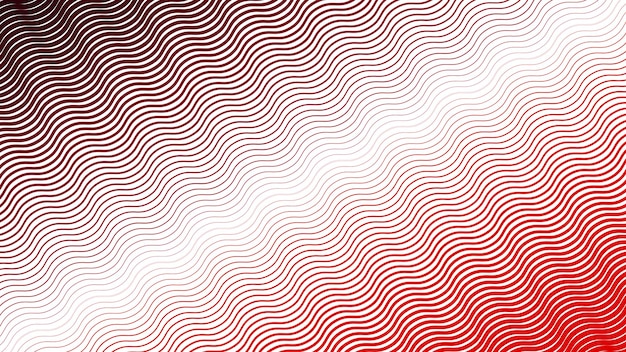 Patrón de línea de onda roja fondo abstracto