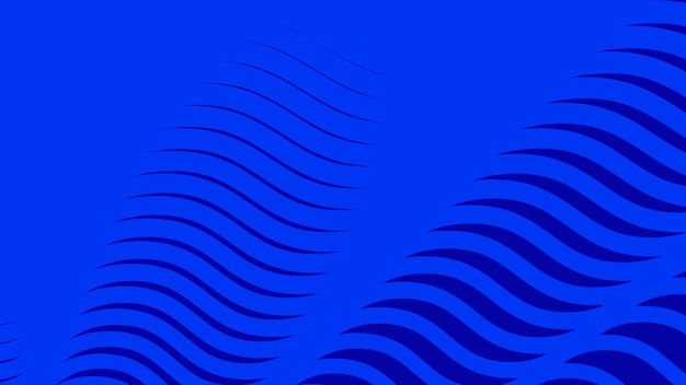 Patrón de línea ondulada azul oscuro fondo abstracto para telón de fondo o estilo de tela