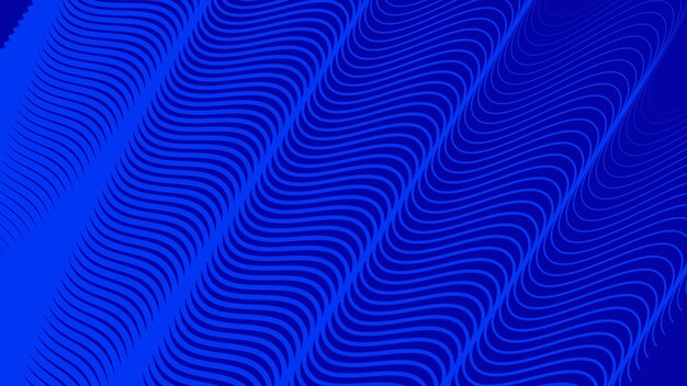 Patrón de línea ondulada azul oscuro fondo abstracto para telón de fondo o estilo de tela