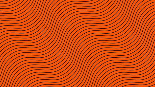 Patrón de línea ondulada naranja fondo abstracto para telón de fondo o presentación