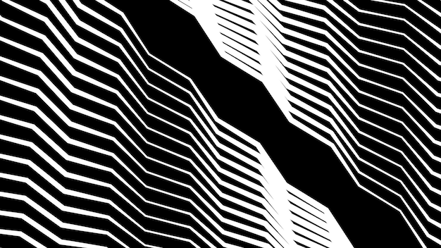Patrón de línea de rayas zigzag en blanco y negro fondo abstracto para telón de fondo o estilo de tela