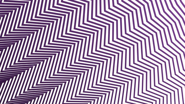Patrón de línea de rayas en zigzag púrpura para diseños audaces y elegantes