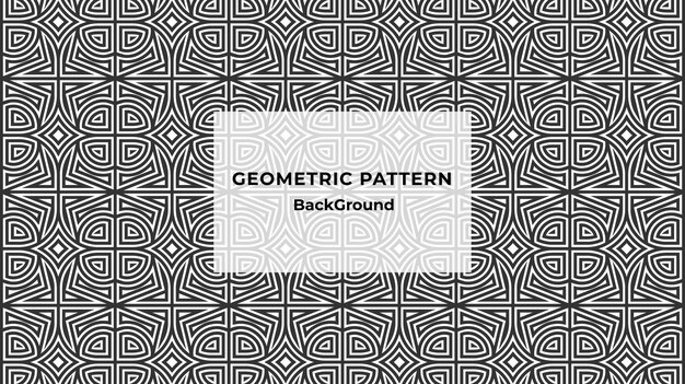Patrón de línea sutil geométrica elegante