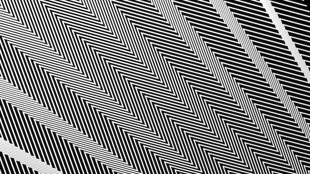 Patrón de línea zigzag en blanco y negro fondo abstracto para telón de fondo o estilo de tela