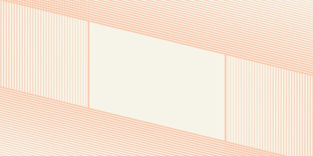 Patrón lineal abstracto de melocotón con líneas geométricas superpuestas sobre un fondo beige suave cálido y