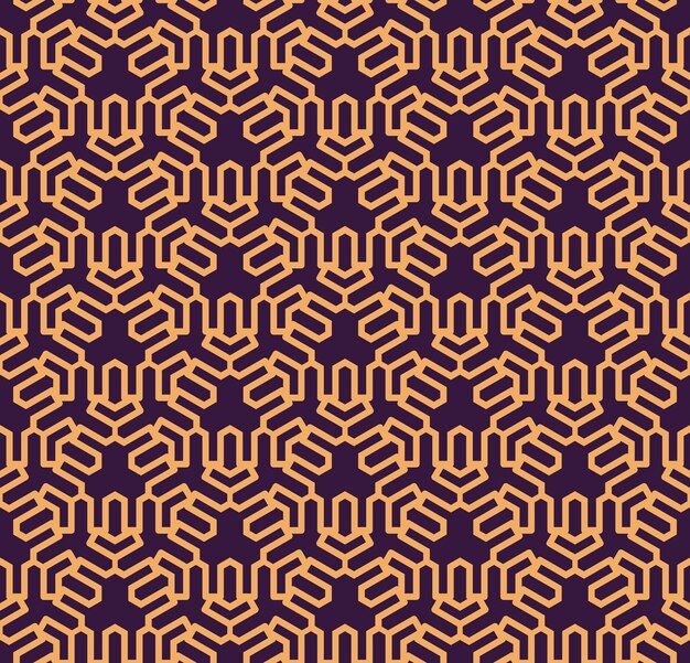 Patrón lineal sin costuras Textura elegante con formas geométricas repetitivas