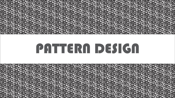 patrón de líneas abstractas lineales planas