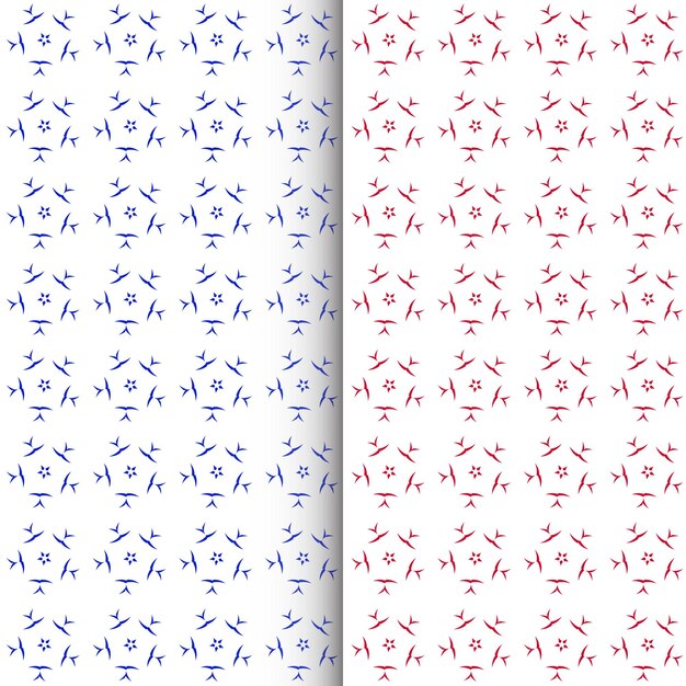 Patrón de líneas abstractas planas lineales de vector libre