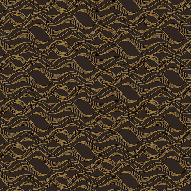 Patrón de líneas abstractas planas lineales
