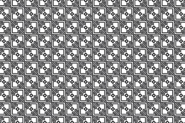 Patrón de líneas sin costura de diseño geométrico abstracto