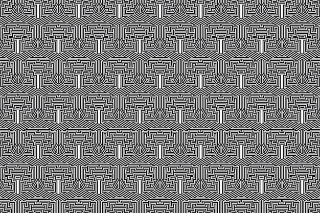 Patrón de líneas de forma abstracta geométrica transparente
