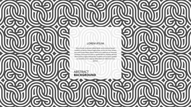 Patrón de líneas de forma geométrica perfecta abstracta