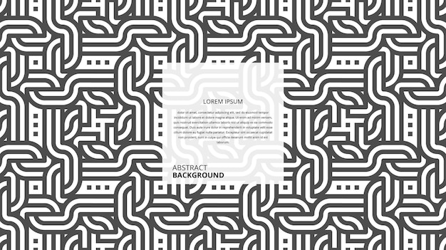 Patrón de líneas de forma geométrica perfecta abstracta