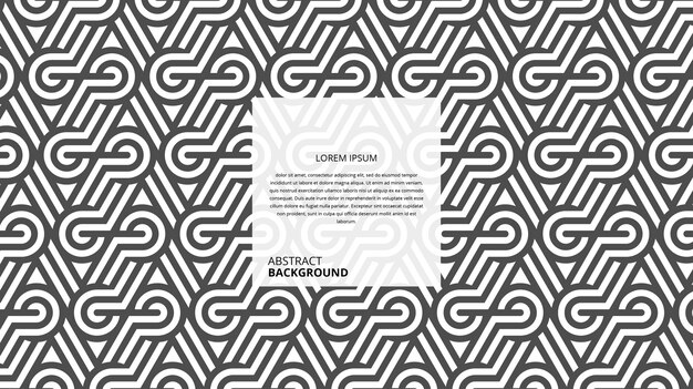 Patrón de líneas de forma geométrica perfecta abstracta