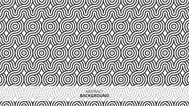 Patrón de líneas de forma geométrica perfecta abstracta