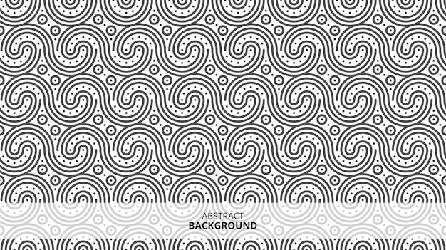 Patrón de líneas de forma geométrica perfecta abstracta