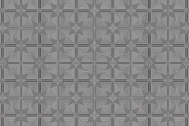 Patrón de líneas de forma geométrica perfecta abstracta