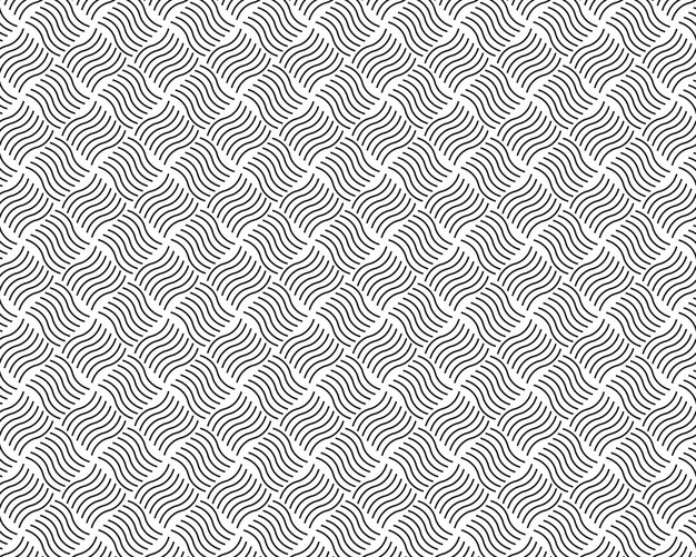 Patrón de líneas de forma geométrica perfecta abstracta