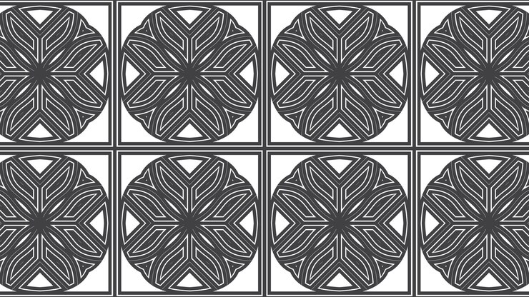 Vector patrón de líneas de forma transparente geométrica abstracta