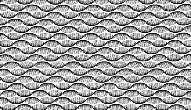 Patrón de líneas giratorias irregulares Textura del fondo