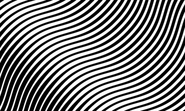 Patrón de líneas de onda abstractas