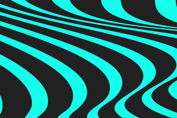 Vector patrón de líneas de onda fondo abstracto fondo