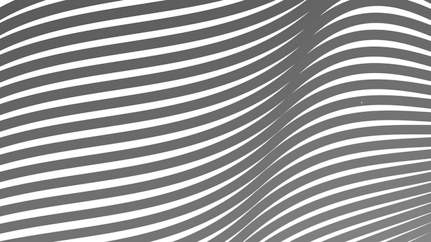 Patrón de líneas de onda gris abstractas en fondo blanco diseño de imagen de papel tapiz