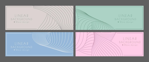 Un patrón de líneas onduladas Luxuroso fondo abstracto Diseño de interiores papel tapiz texturas textiles La opción de embalajes pancartas e ideas de diseño creativo