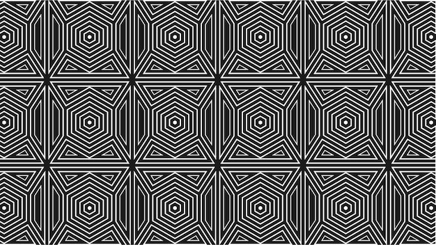Patrón de líneas planas lineales abstractas