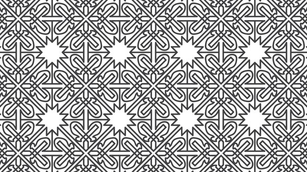 Patrón de líneas de rayas circulares decorativas abstractas